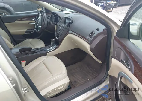 2013 Buick Regal Turbo - Premium 1 из США, поврежденный, VIN 2G4GS5EV7D9168297